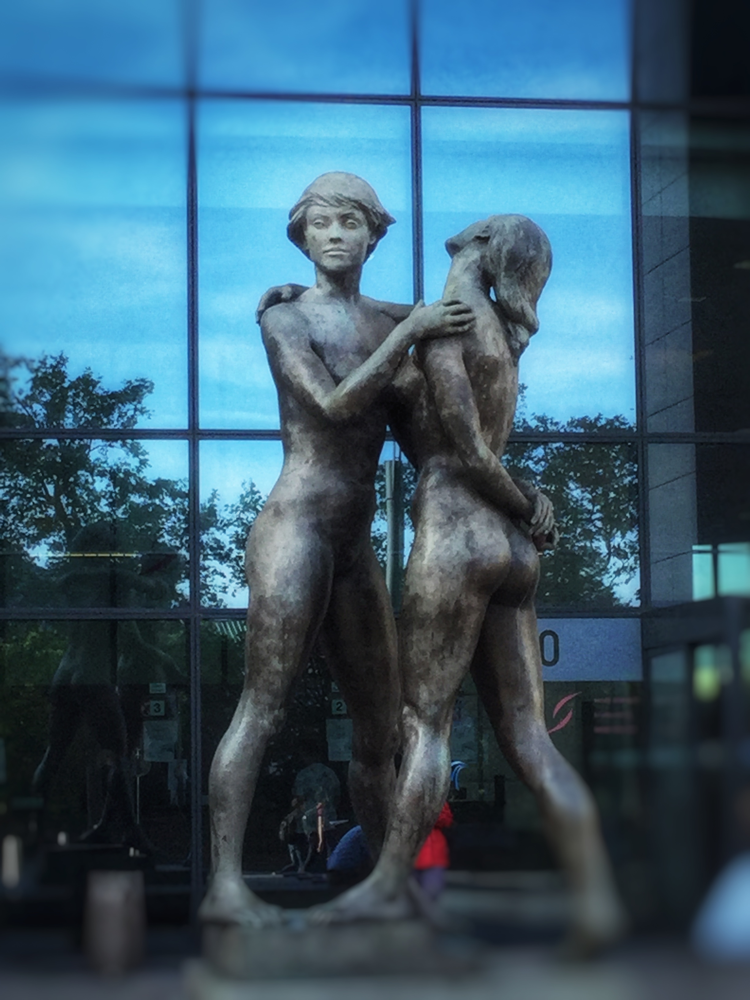 Nude of sports in Brussels